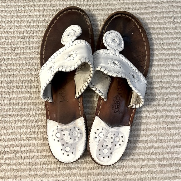 Jack Rogers Shoes - Jack Rogers Jacks Flat sandal in white sz 7